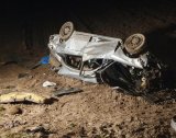 Pojazd marki Audi, którym jechał nietrzeźwy kierujący