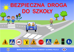 plakat bezpieczna szkoła do szkoły