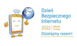 ikona z napisem dzień bezpiecznego internetu