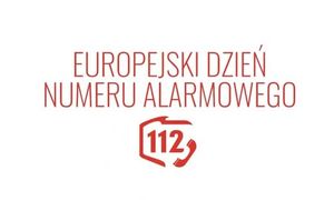 napis europejski dzień numeru alarmowego 112