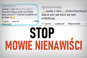 napis stop mowie nienawiści