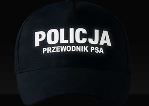 napis policja przewodnik psa