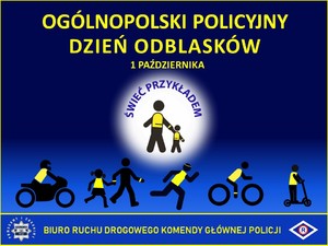 plakat Ogólnopolskiego Policyjnego Dnia Odblasków