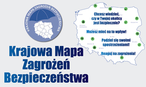 plakat Krajowej Mapy Zagrożeń Bezpieczeństwa