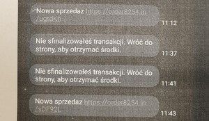 print screen wiadomości