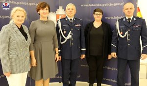 wyróżnione z Komendantem Wojewódzkim Policji w Lublinie i Komendantem Powiatowym Policji w Tomaszowie Lubelskim