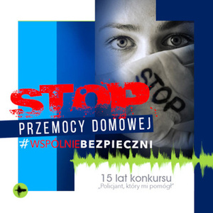 plakat akcji stop przemocy domowej