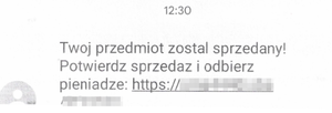 screen wiadomości sms