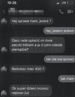 screen wiadomości