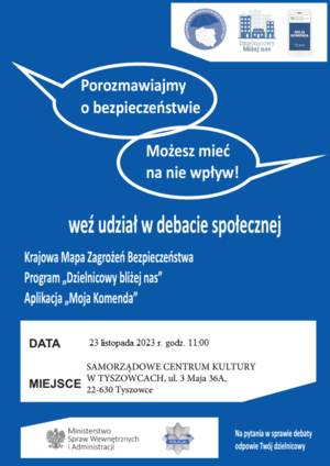 plakat debaty