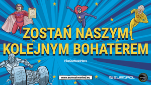 plakat akcji zostań naszym kolejnym bohaterem