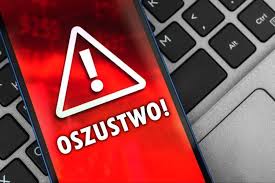 telefon z napisem oszustwo