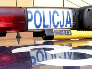 urządzenie do pomiaru trzeźwości na dachu radiowozu