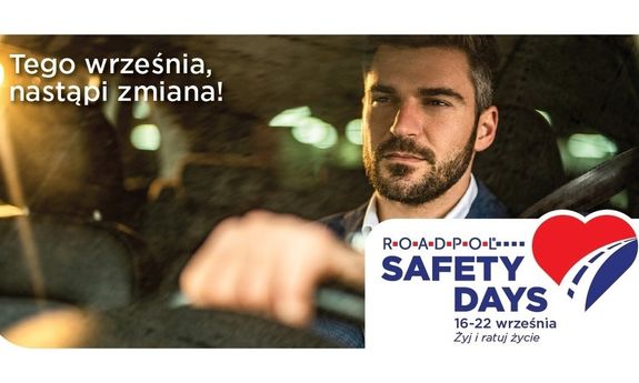 plakat promujący akcje ROADPOL SAFETY DAYS 2025