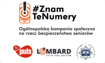 plakat kampanii znam te numery