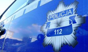 logo, gwiazda policji na radiowozie