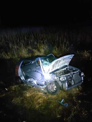 Pojazd marki Suzuki uczestniczący w zdarzeniu drogowym