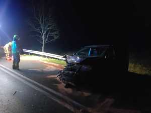 Pojazd marki Volkswagen uczestniczący w zdarzeniu drogowym