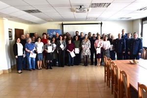 Służba cywilna z kadra kierowniczą KPP w Tomaszowie Lubelskim