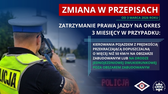 Grafika przedstawia ważne zmiany przepisów ruchu drogowego. szczegóły w artykule