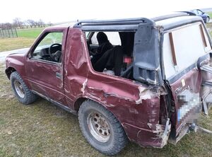 zatrzymany do kontroli Opel