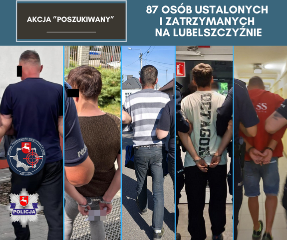 Zatrzymani poszukiwani