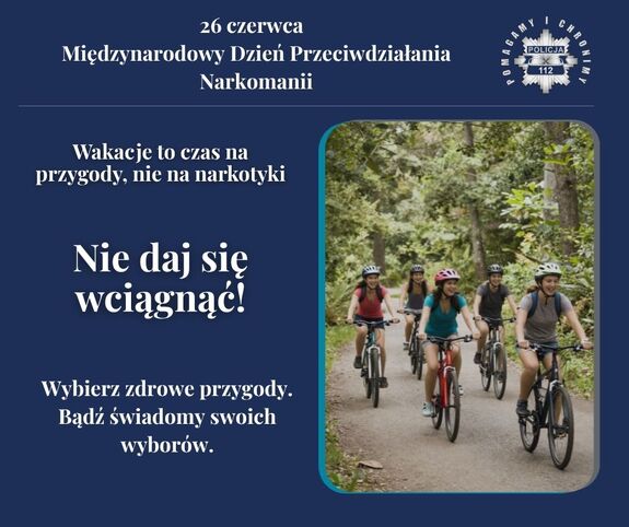 grafika międzynarodowego dnia przeciwdziałania narkomanii