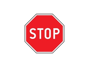 znak drogowy STOP