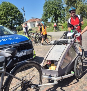 zdjęcie z rajdu rowerowego